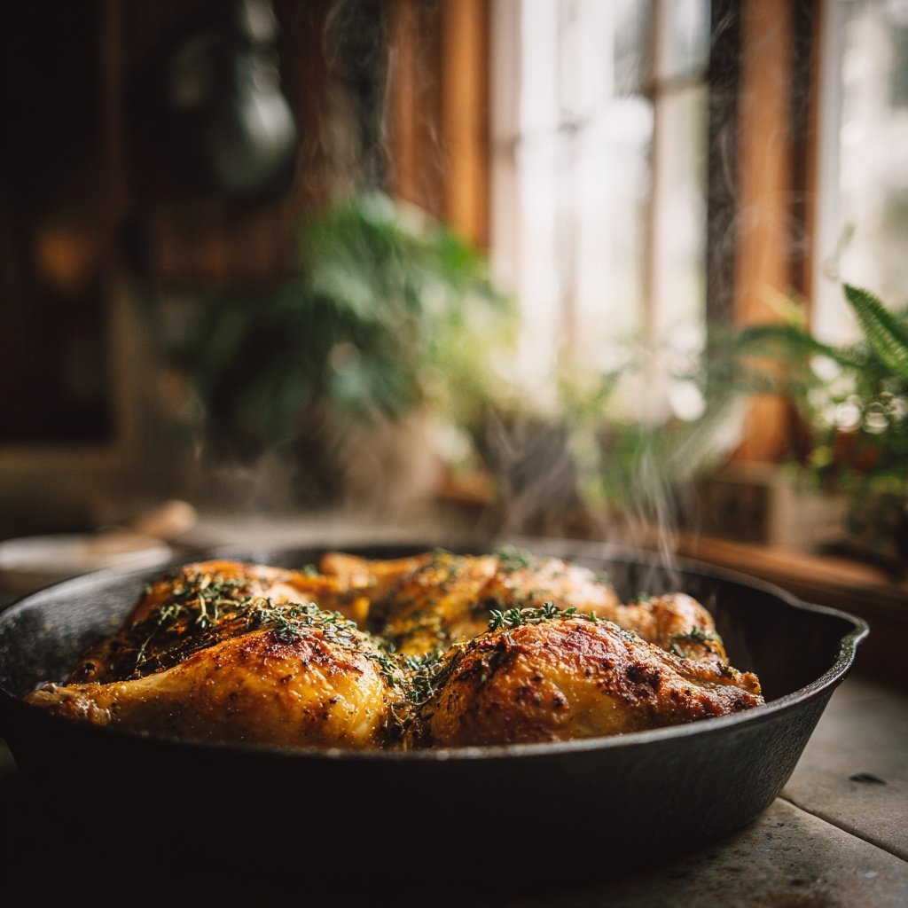 Kalorienarmes Ofen Hähnchen Mit Kräutern