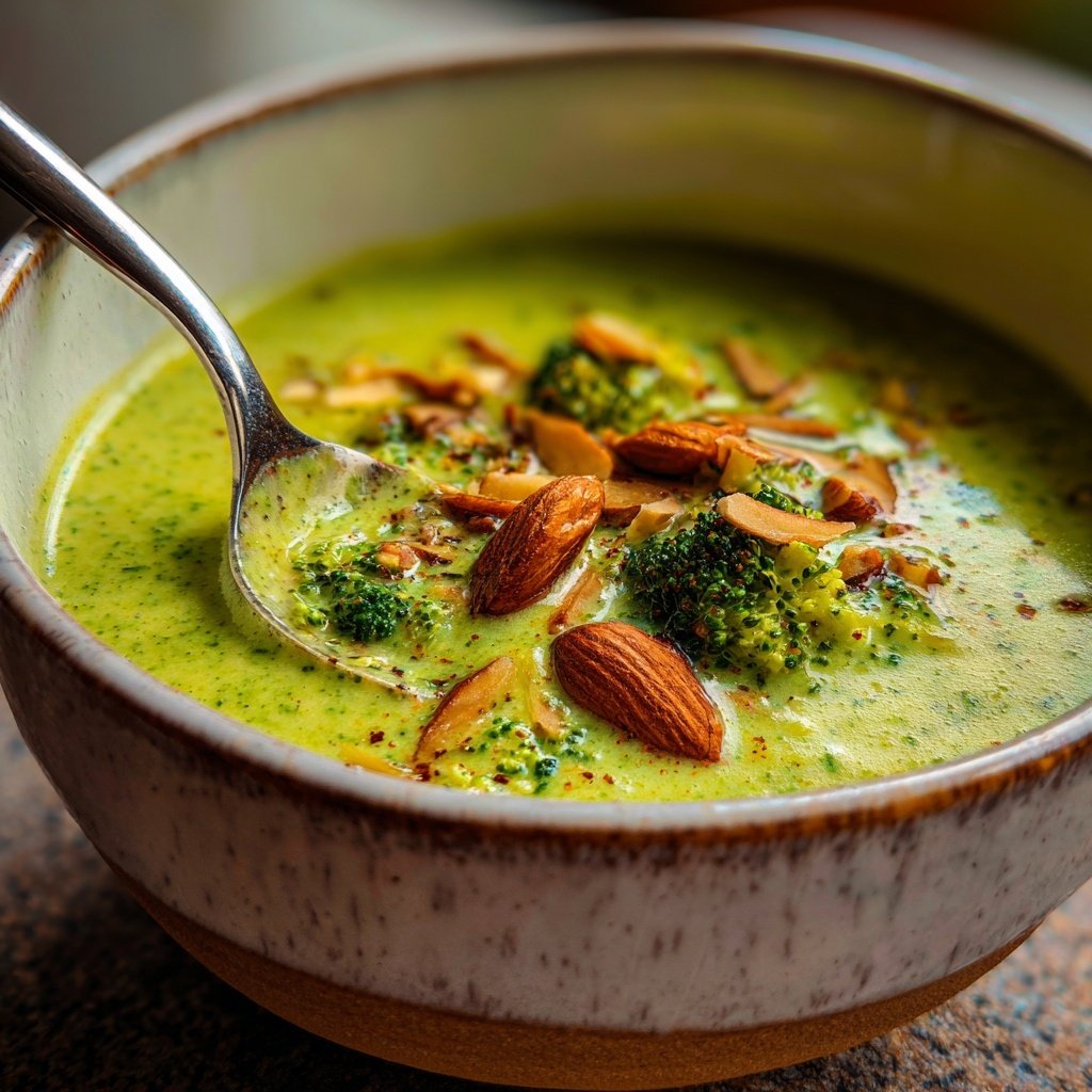 Brokkoli Mandel Suppe