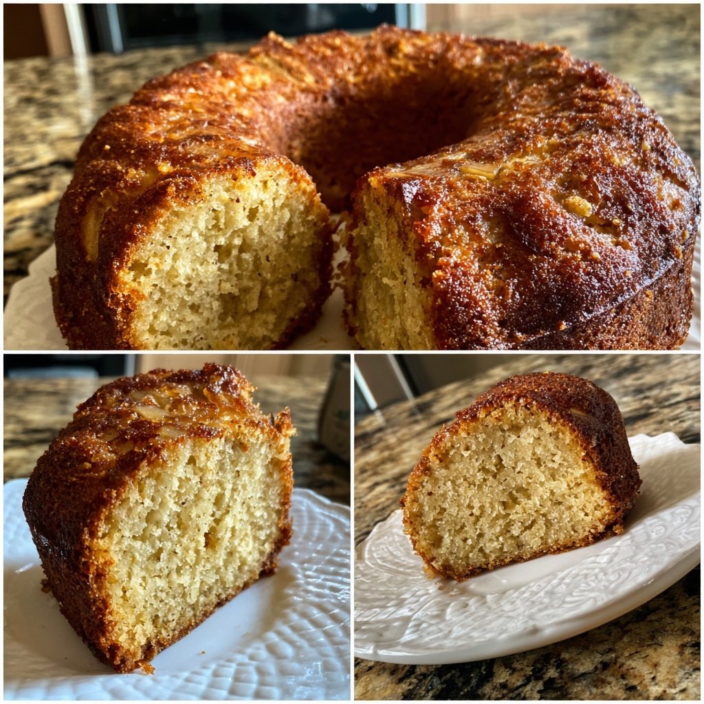 Bananenkuchen mit Apfelmus