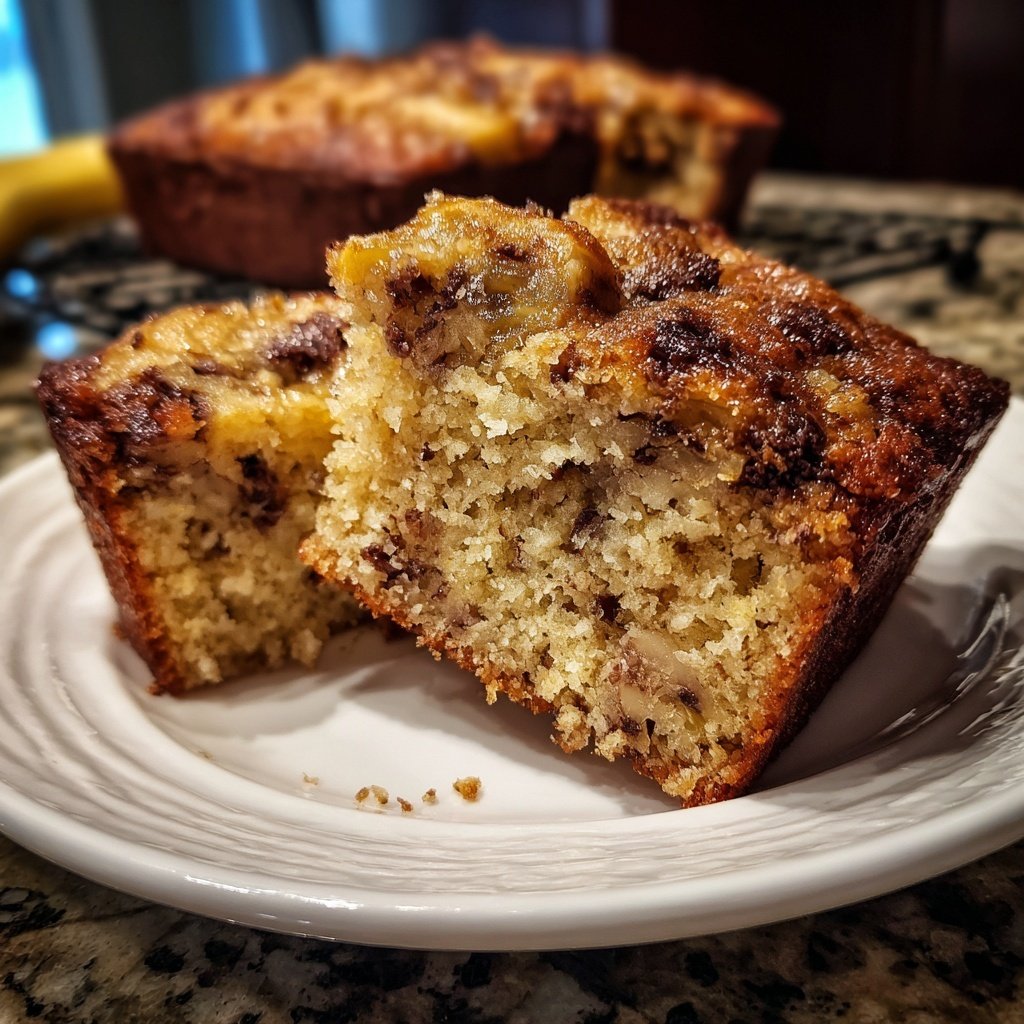 Bananenkuchen mit Schokotropfen