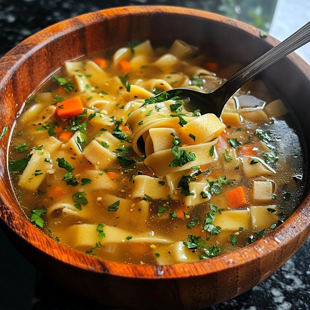 Nudelsuppe nach bestem Rezept
