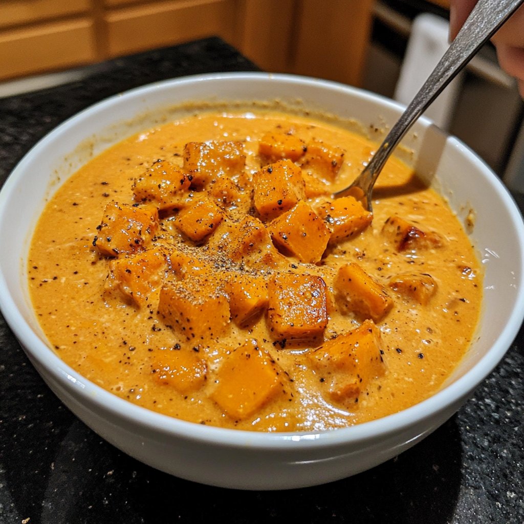 Kürbissuppe ohne Kartoffeln