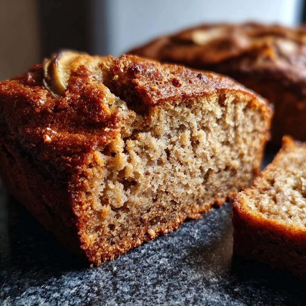 Einfaches Bananenbrot