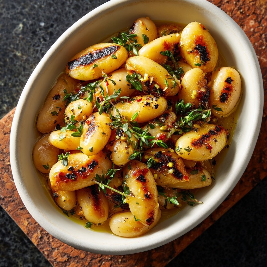 Grill Beilagen Mit Weißen Bohnen