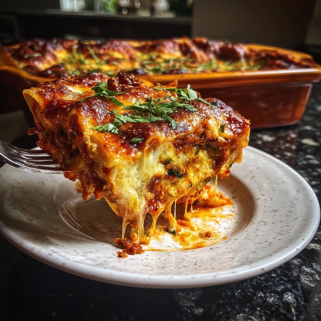 Lasagne mit Zucchini und Aubergine