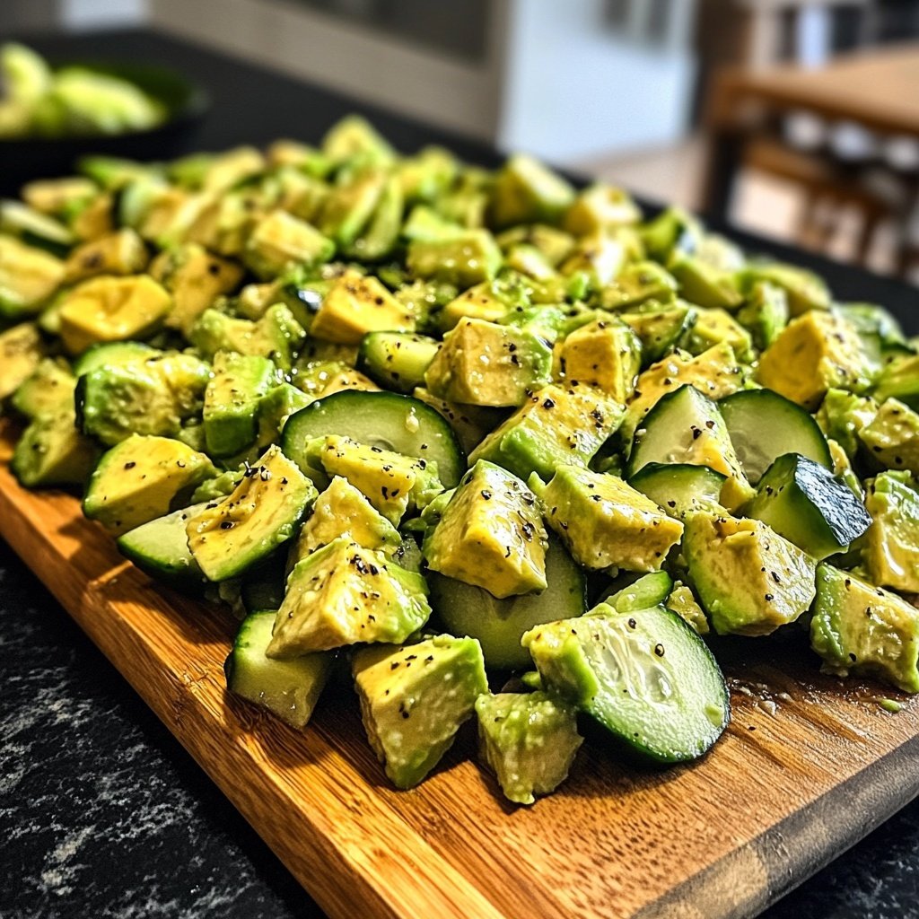 Avocado-Gurken-Salat – Schnell und gesund