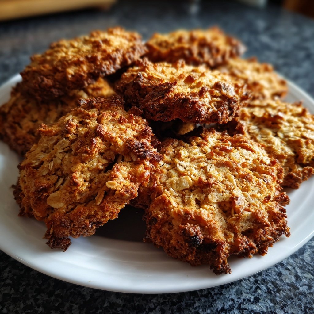 Cookies mit Haferflocken und Honig